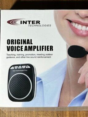 Inter Technologies Original Voice Amplifier New In Open Box